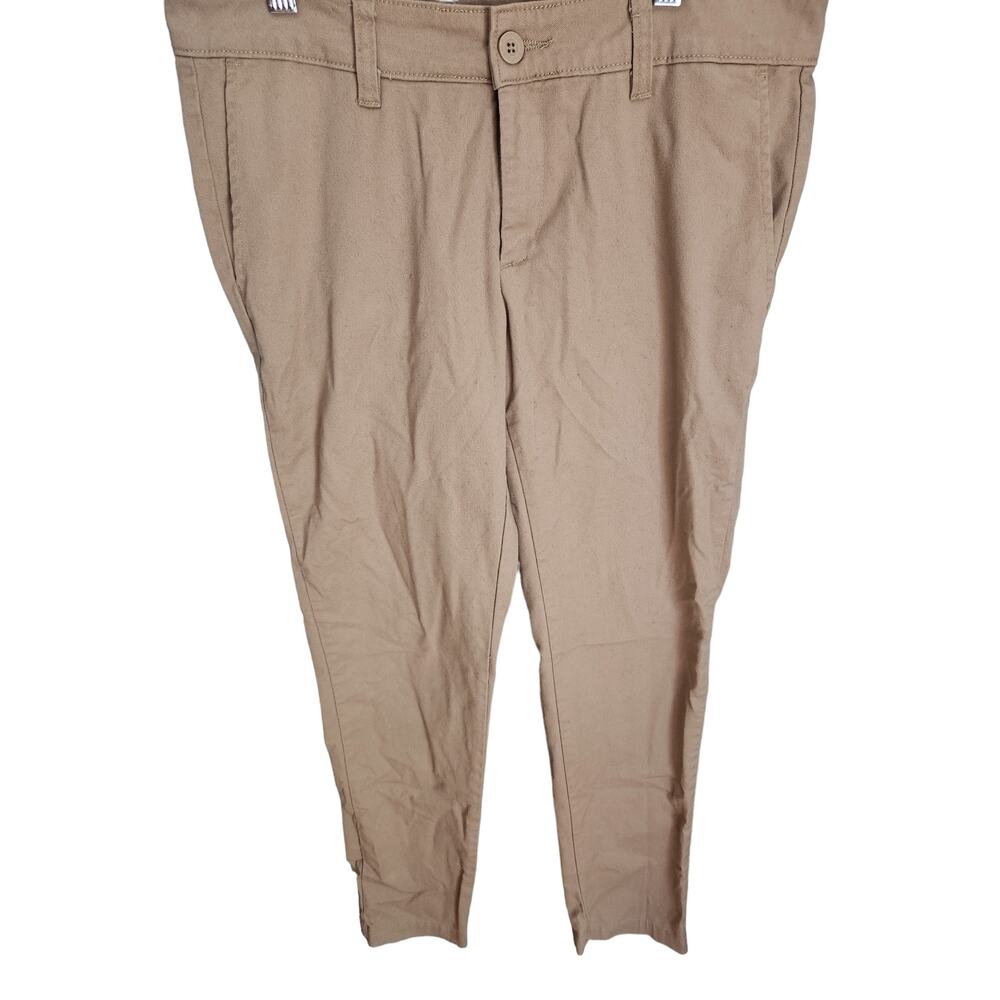 Dickies Women's Khaki Skinny Chinos Workwear Casual Pants Size 10R